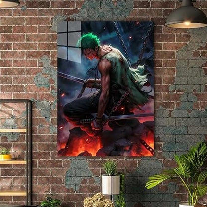 Vice Captain Zoro 2-  HD Shining Metal Poster