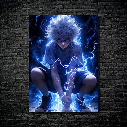 Thunder Killua- HD Shining Metal Poster