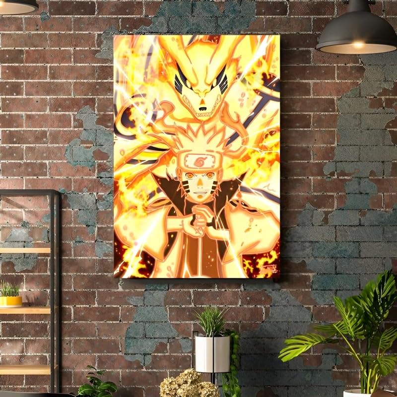 Naruto Six Path Anime -  HD Shining Metal Poster