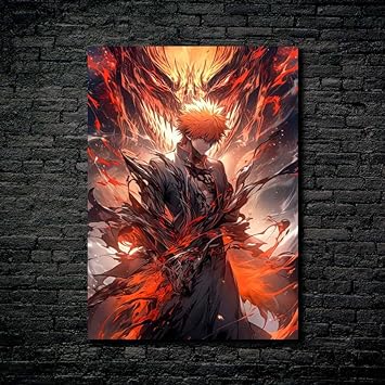 Ichigo Kurosaki- HD Shining Metal Poster