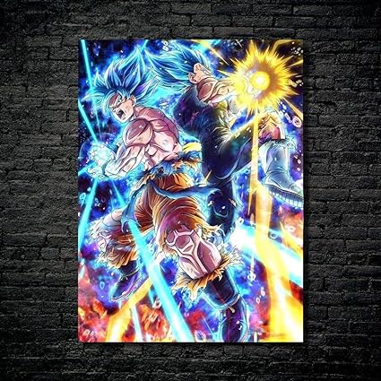 Winner Goku  HD Shining Metal Poster