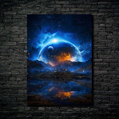 Abstract-Artwork HD Shining Metal Poster