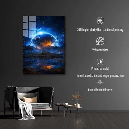 Abstract-Artwork HD Shining Metal Poster