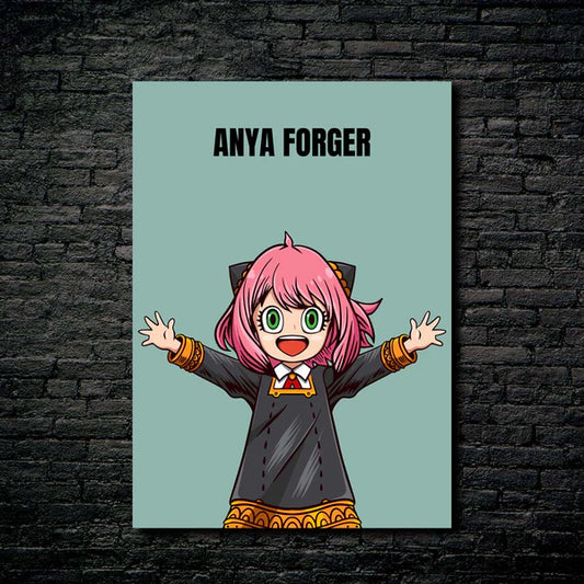 Anya Forger Spy X Family- HD Shining Metal Poster