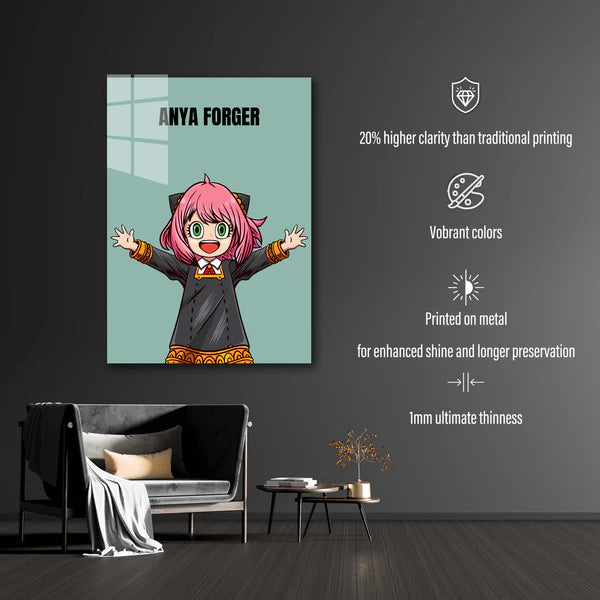 Anya Forger Spy X Family- HD Shining Metal Poster