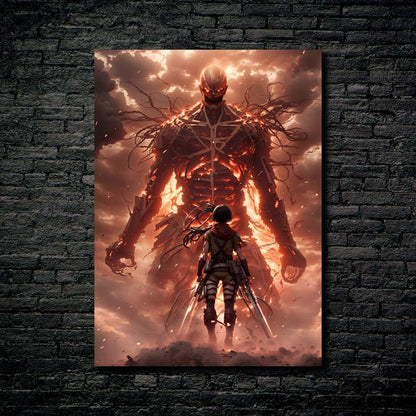 Attack On Titen- HD Shining Metal Poster