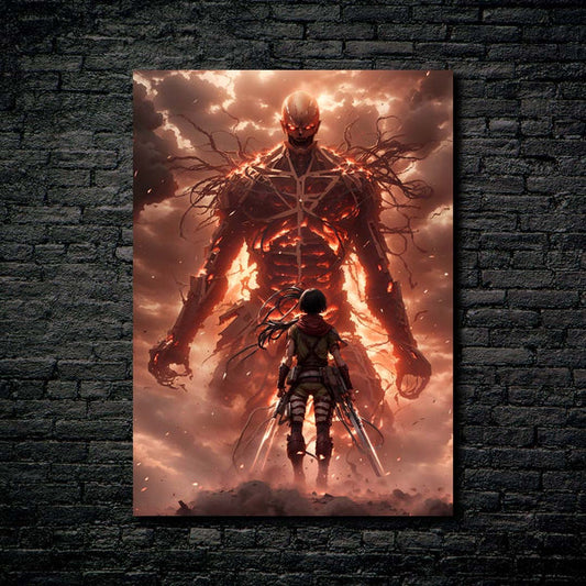 Attack On Titen- HD Shining Metal Poster