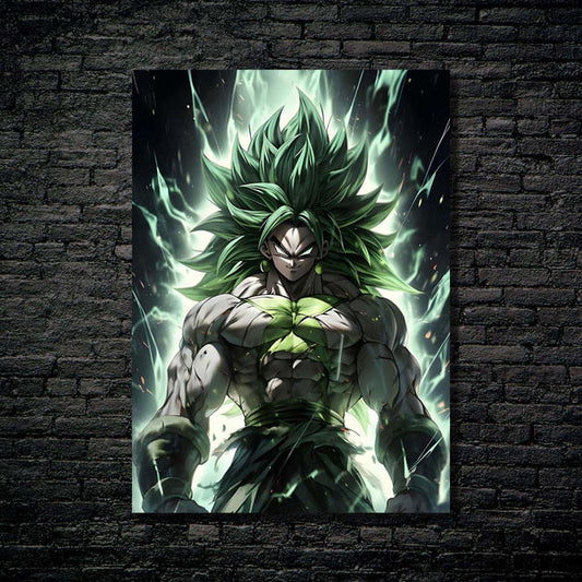 BROLY SAIYAN LEGEND- HD Shining Metal Poster