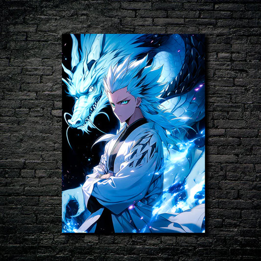 Bleach Toshiro#003- HD Shining Metal Poster