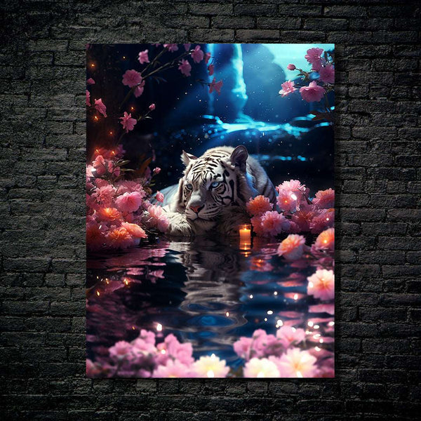 Blossom Creek Tiger- HD Shining Metal Poster