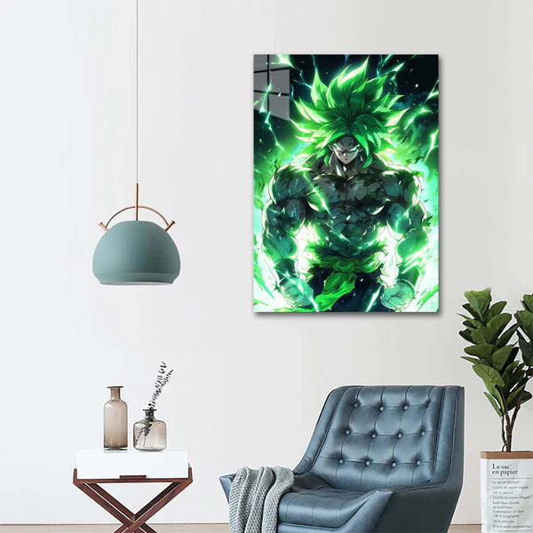 Broly - Legendary Super Saiyan - HD Shining Metal Poster