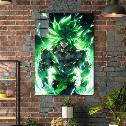 Broly - Legendary Super Saiyan - HD Shining Metal Poster