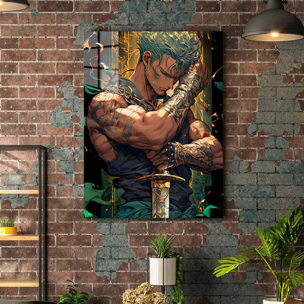 B00061-Classic zoro- HD Shining Metal Poster