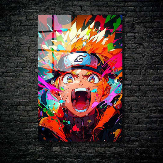 Colorful Naruto- HD Shining Metal Poster