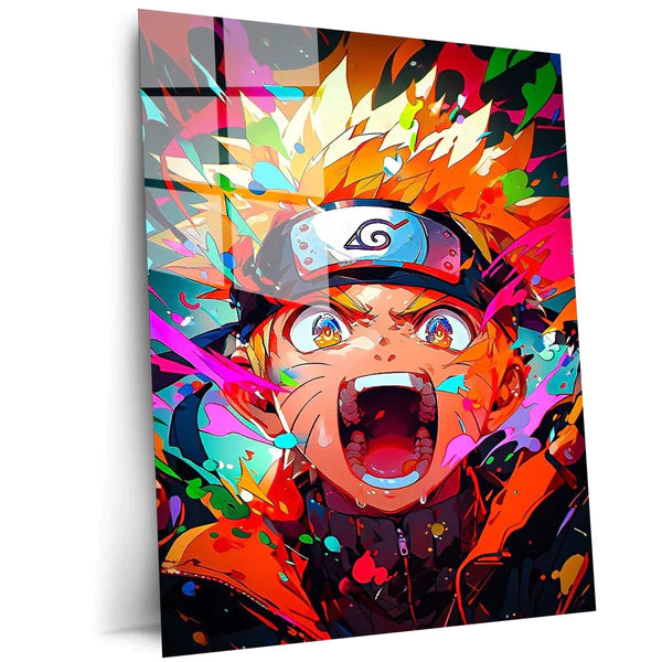 Colorful Naruto- HD Shining Metal Poster