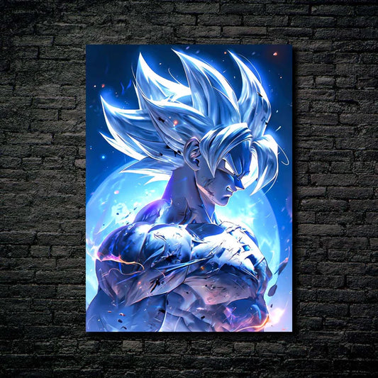 Cosmic Goku-HD Shining Metal Poster