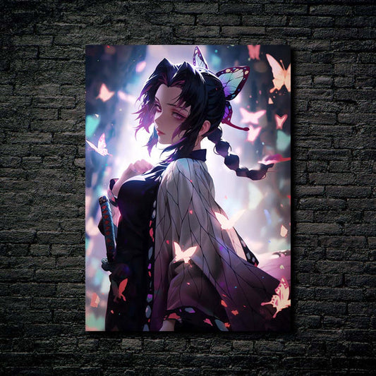 Demon slayer shinobu- HD Shining Metal Poster