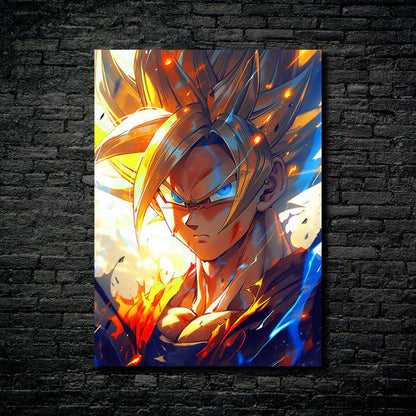 Dragon Ball Chapter of Wrath- HD Shining Metal Poster