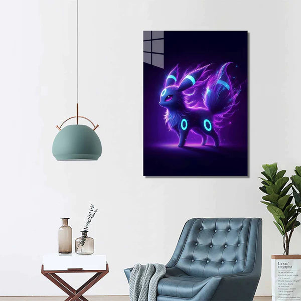 Umbreon/Eveelution Pokemon - HD Shining Metal Poster