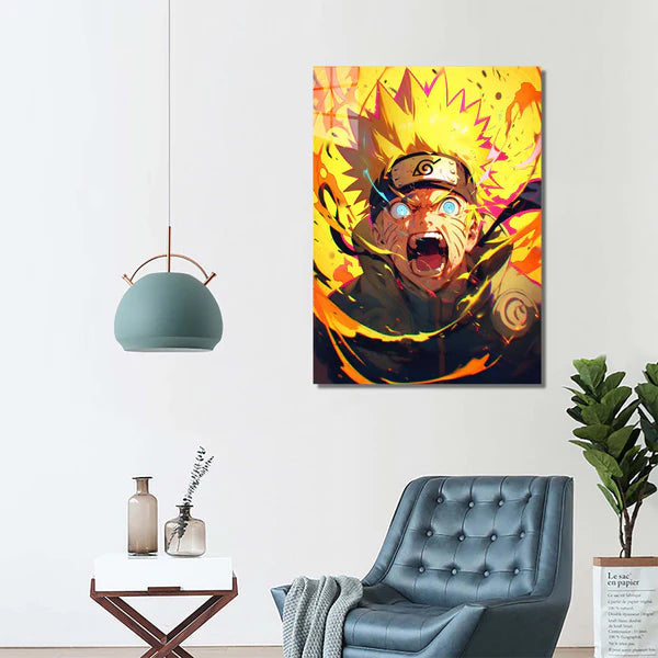 Flaming Hero_ Naruto 0- HD Shining Metal Poster