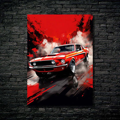 GTI500 shelby 1967 1- HD Shining Metal Poster