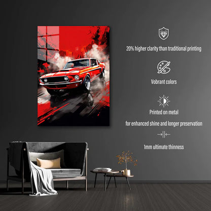 GTI500 shelby 1967 1- HD Shining Metal Poster