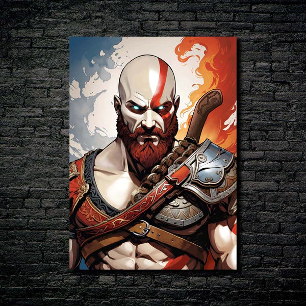 God of War Ragnarök - HD Shining Metal Poster