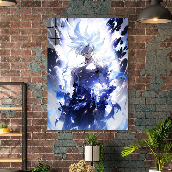 Goku - Mastered Ultra Instinct - HD Shining Metal Poster