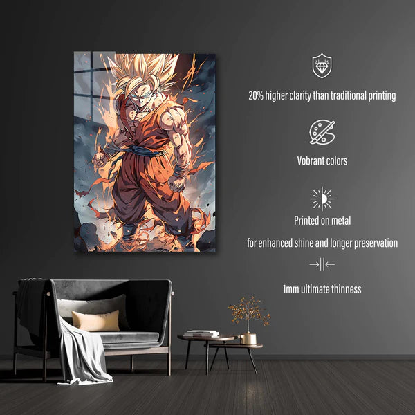 Goku Style- HD Shining Metal Poster