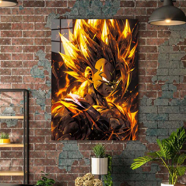 GoldenZ Fighter- HD Shining Metal Poster