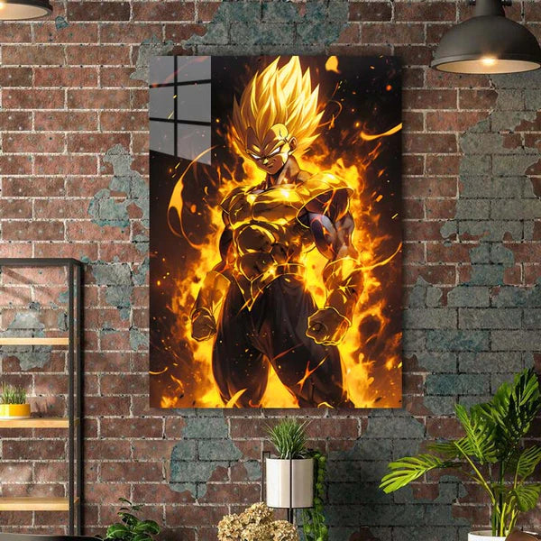 Golden vegeta- HD Shining Metal Poster