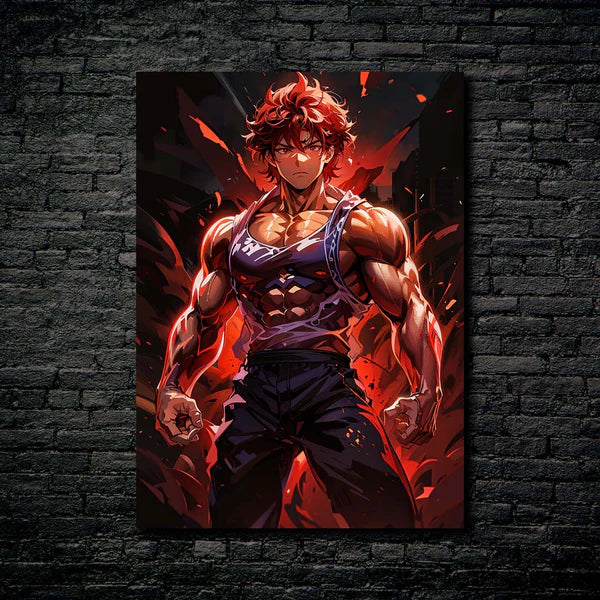 Grappler- HD Shining Metal Poster