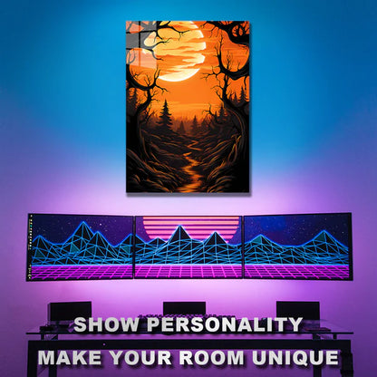 Halloween Nature- HD Shining Metal Poster