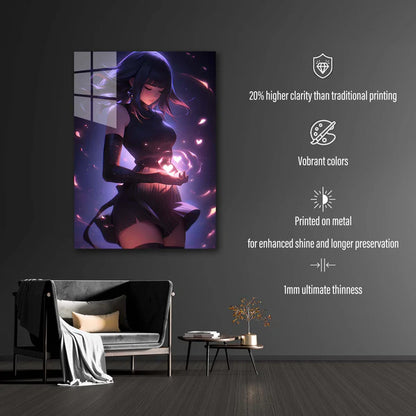 Hinata _ Love to Naruto HD Shining Metal Poster