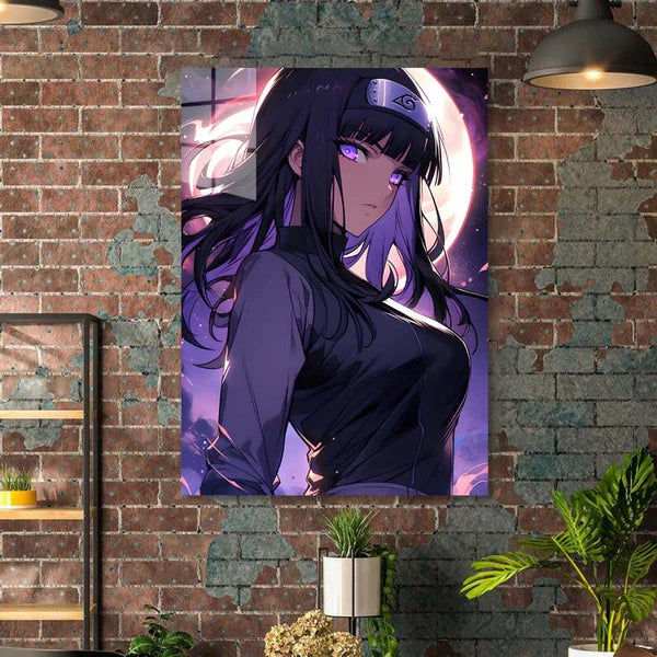 Hinata _ Naruto HD Shining Metal Poster