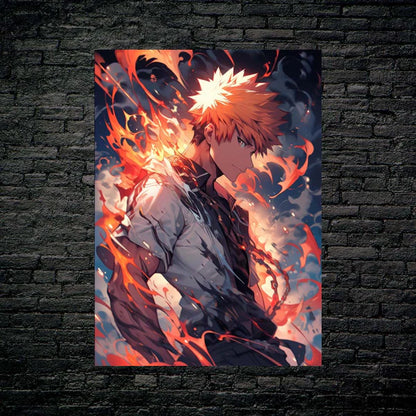 Ichigo - Bleach- HD Shining Metal Poster