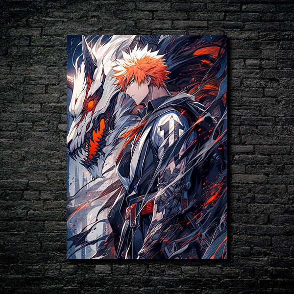 Ichigo Kurosaki- HD Shining Metal Poster