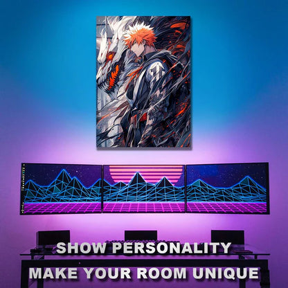 Ichigo Kurosaki- HD Shining Metal Poster