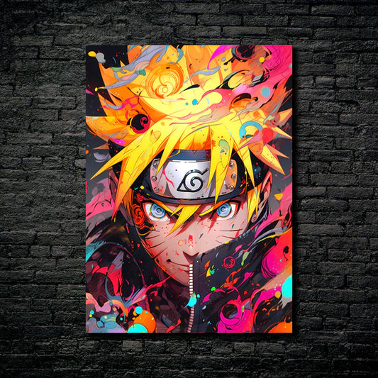 Inkjet Naruto- HD Shining Metal Poster