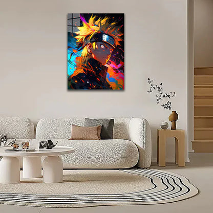 Inkjet Naruto-  HD Shining Metal Poster