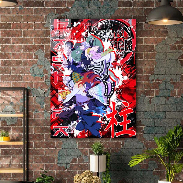 Intertwined swords- HD Shining Metal Poster