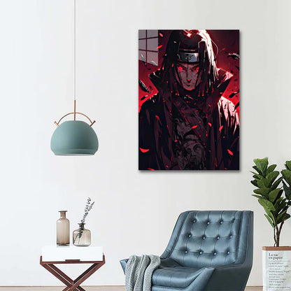 Itachi Uchiha from Naruto Shippuden- HD Shining Metal Poster