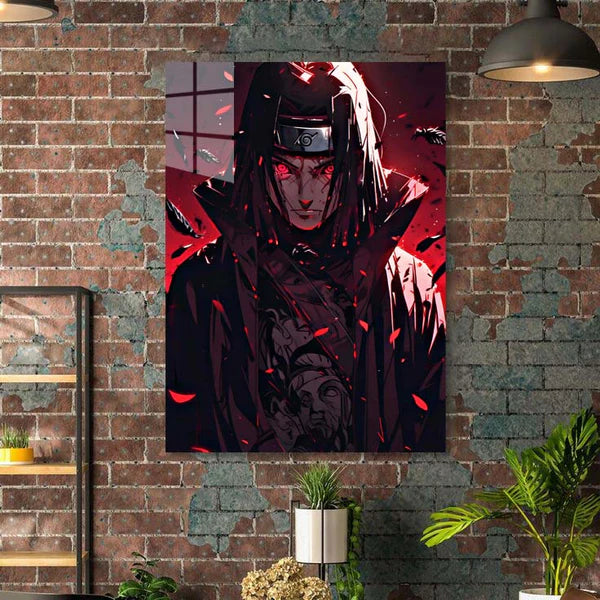 Itachi Uchiha from Naruto Shippuden- HD Shining Metal Poster