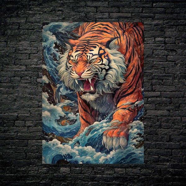 Japanese Tiger of Kanagawa-Artwork