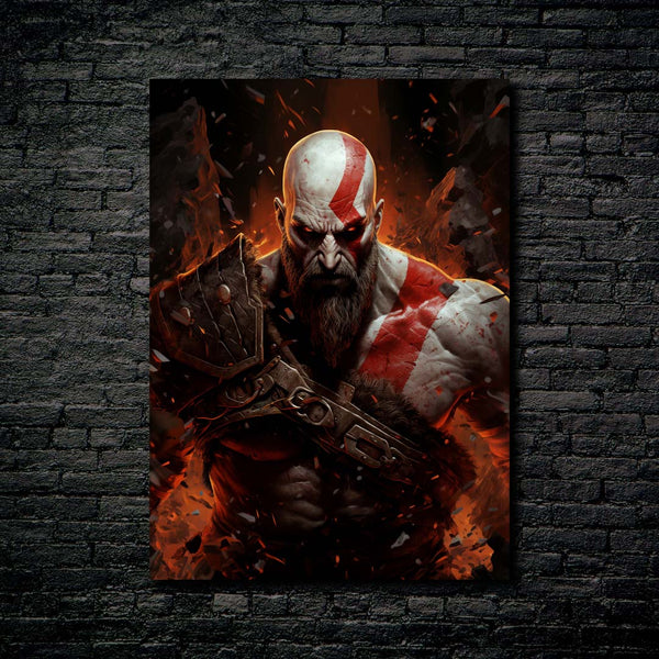 Kratos God of War-Artwork