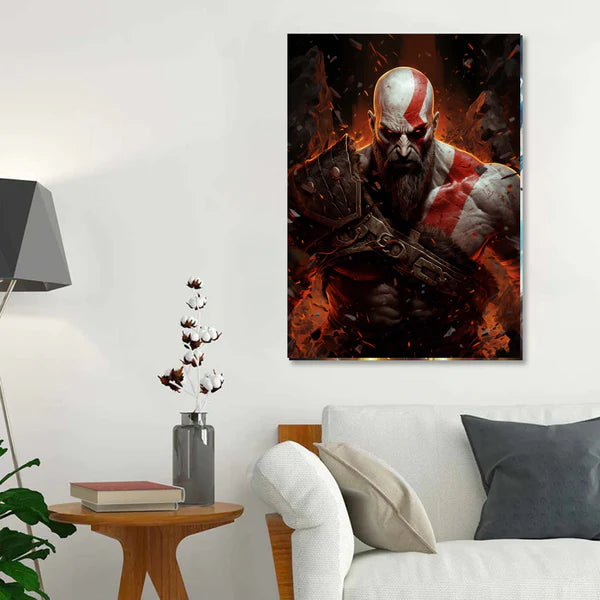 Kratos God of War-Artwork