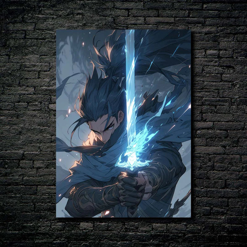 LOL｜Yasuo HD Shining Metal Poster