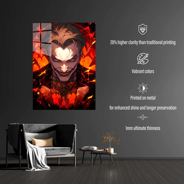 B00054-🎃Laughing Ghost- HD Shining Metal Poster