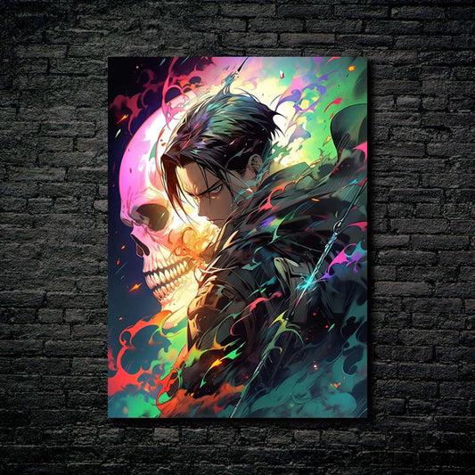 Levi Attack On Titan- HD Shining Metal Poster