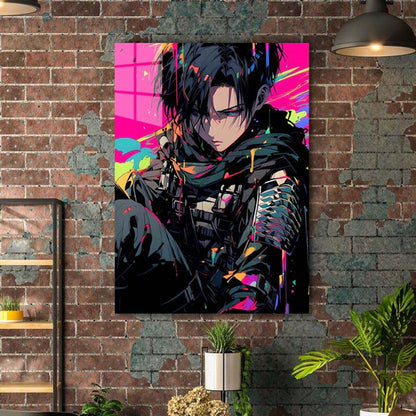 B00065-Levi·Ackerman- HD Shining Metal Poster